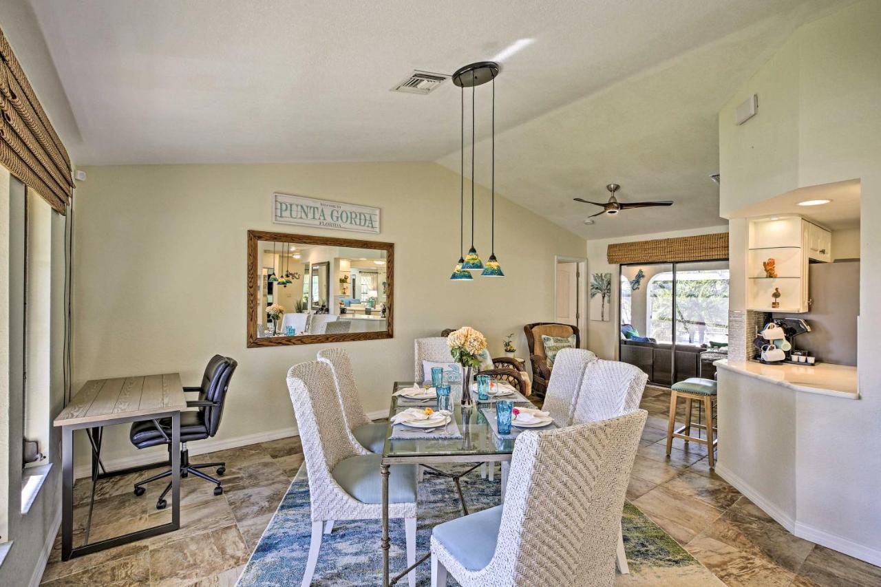 Canal Waterfront Home With Private Pool And Dock! Punta Gorda Eksteriør bilde
